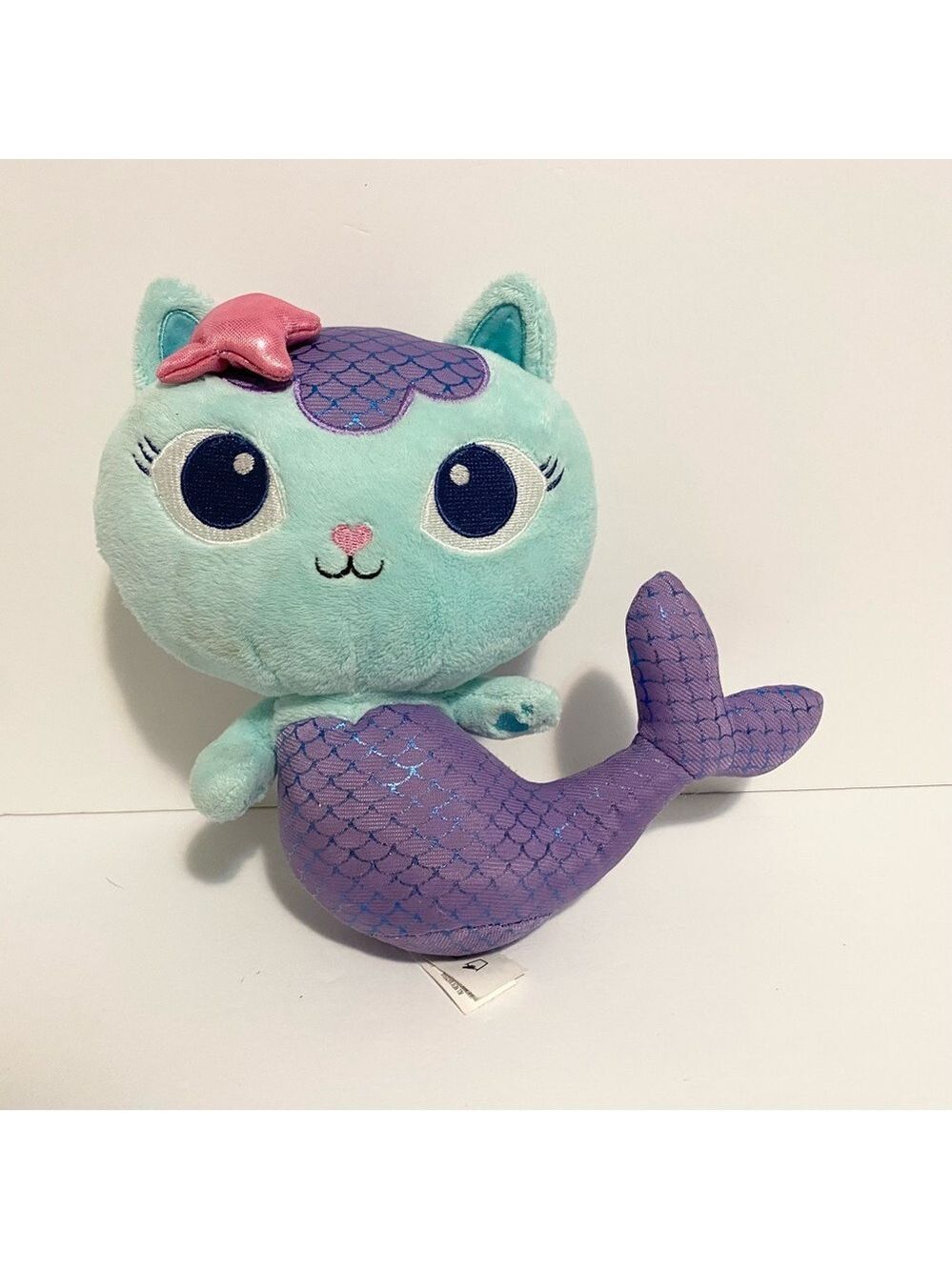 Gabby’s Dollhouse Mercat Mermaid Cat Plush Netflix Stuffed Animal Kitty Toy